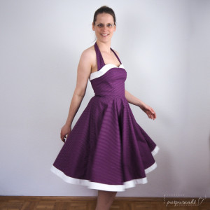 Kleid Shirley purpurnaht